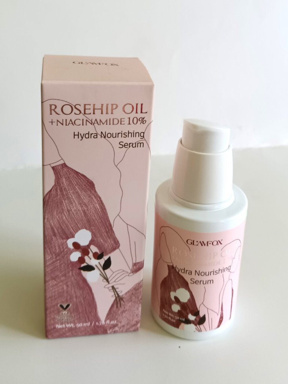Hydra Nourishing Serum. Rosehip Oil + Niacinamide 10% - 50 ml